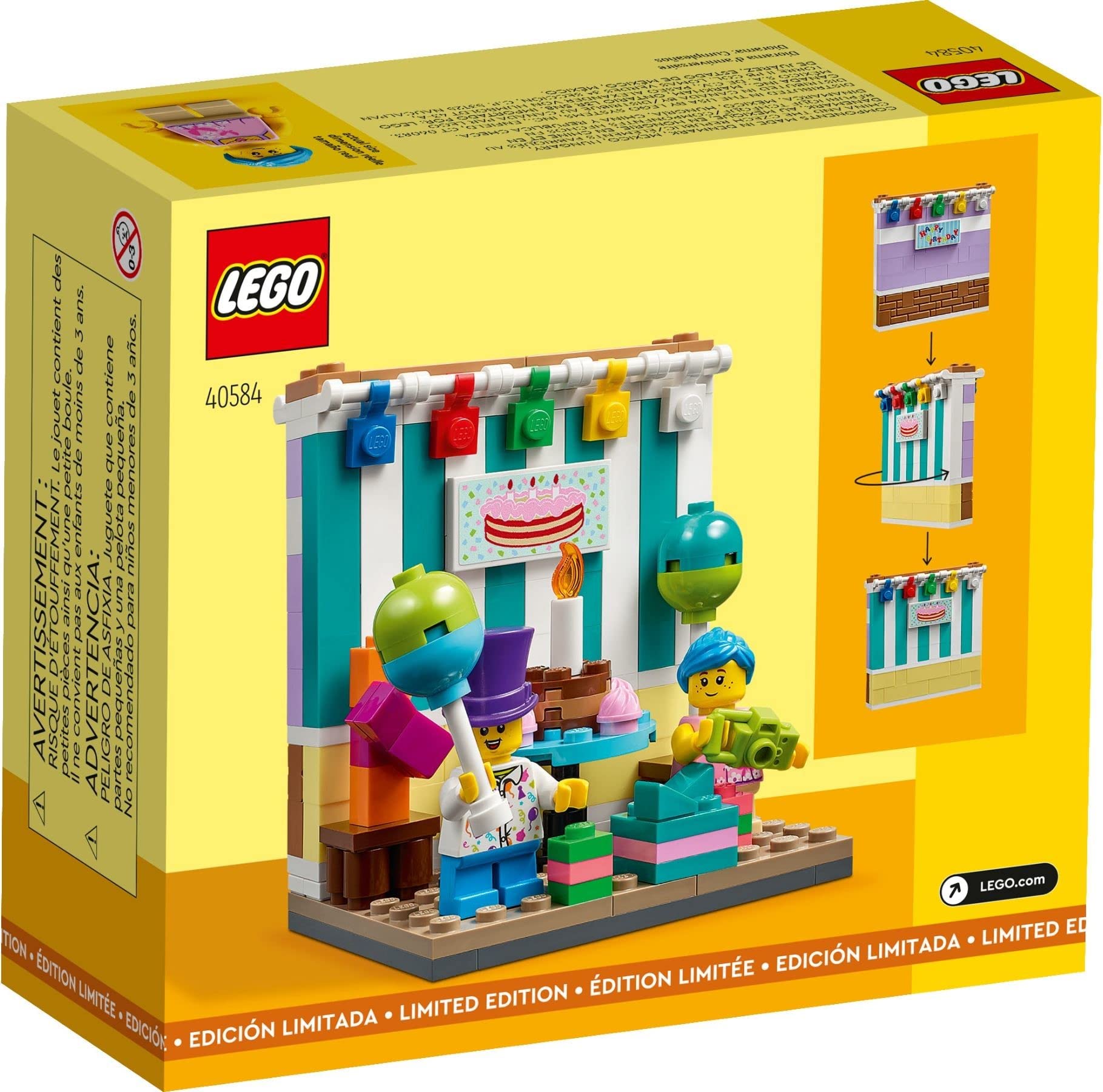 Amazon.com: 40584 LEGO Birthday Diorama : Toys & Games
